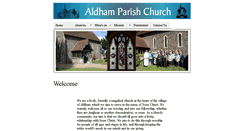 Desktop Screenshot of aldham-church.co.uk